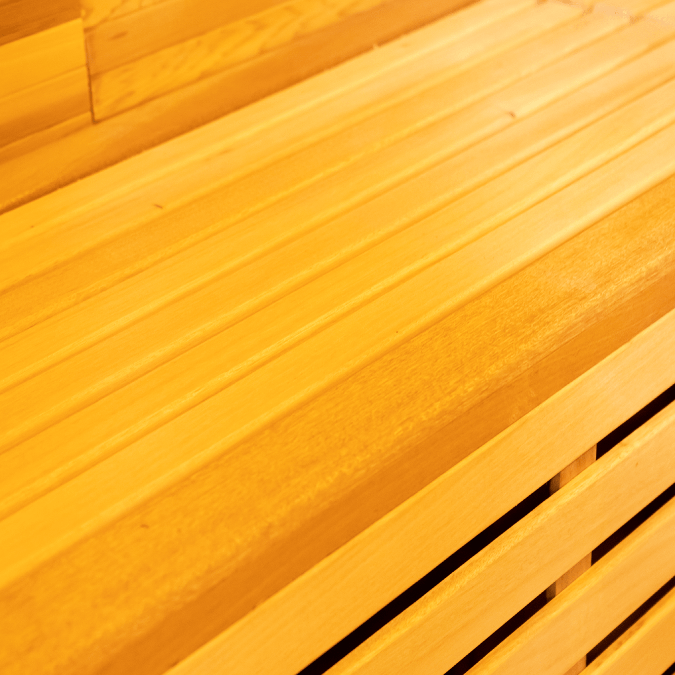 Dual Bench Modern Box Outdoor Sauna