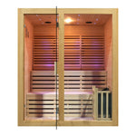 6 Person Dual Bench Indoor Sauna - Steam Saunas