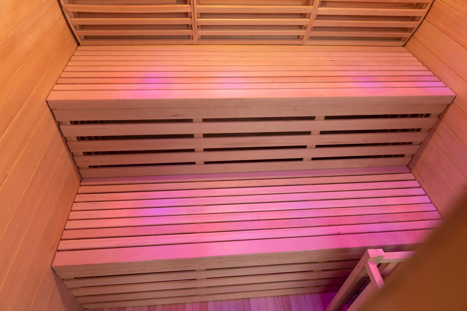 6 Person Dual Bench Indoor Sauna - Steam Saunas