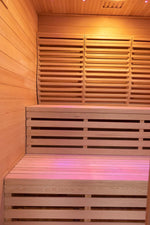 6 Person Dual Bench Indoor Sauna - Steam Saunas