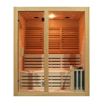 6 Person Dual Bench Indoor Sauna - Steam Saunas