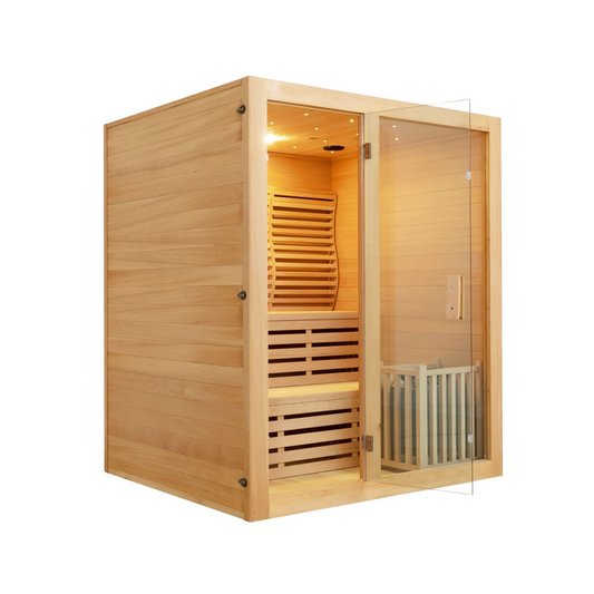 Dual Bench Traditional Indoor Sauna