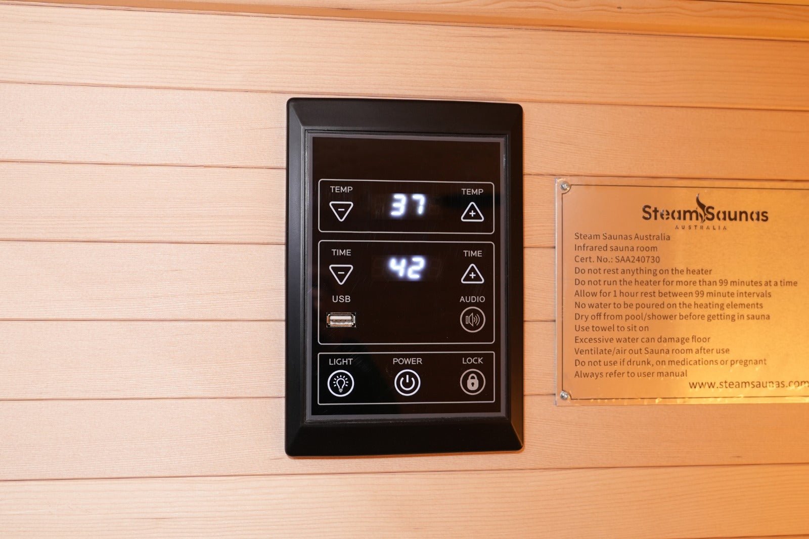 Full Spectrum Indoor Sauna - Steam Saunas