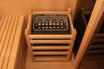 Single Bench Modern Box Outdoor Sauna - Steam Saunas
