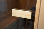 Single Bench Modern Box Outdoor Sauna - Steam Saunas