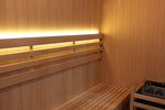 Single Bench Modern Box Outdoor Sauna - Steam Saunas